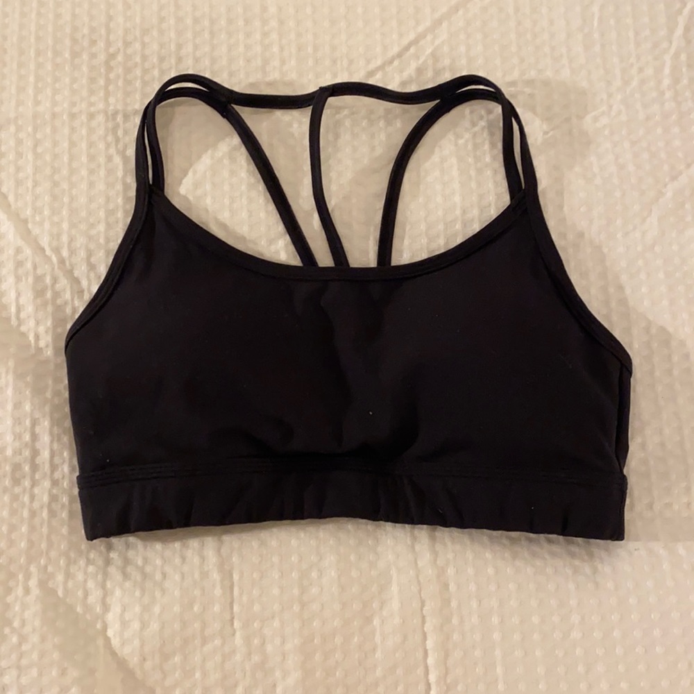 Alphalete Surface Tri Bra - Black